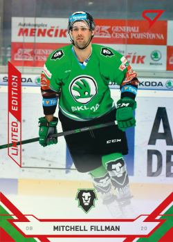 Mitchell Fillman Mlada Boleslav Tipsport ELH 2021/22 SportZoo 2. serie Red /49 #294